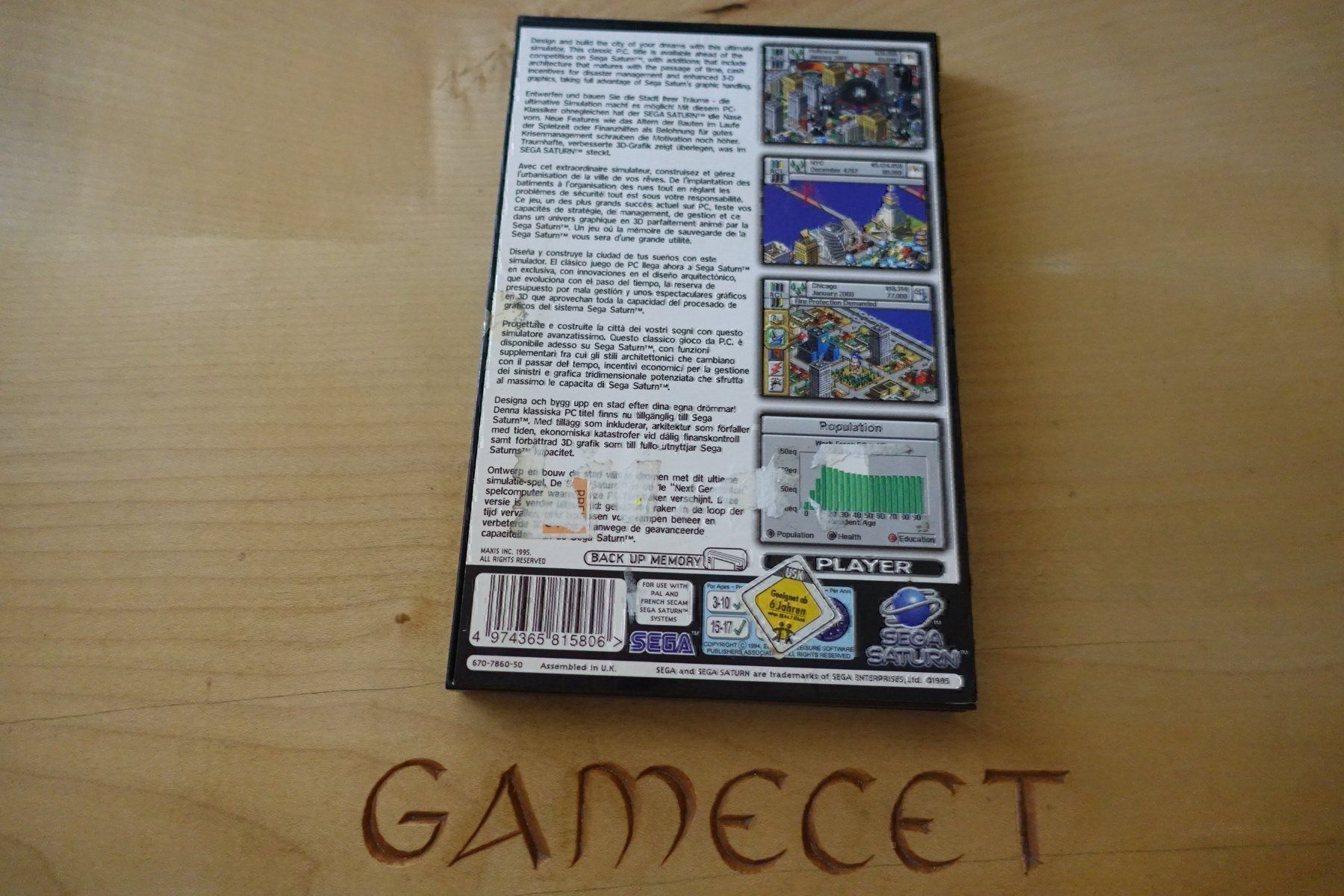 Giochi: SimCity 2000 – Usato da Steinach venduto da Gamecet 2