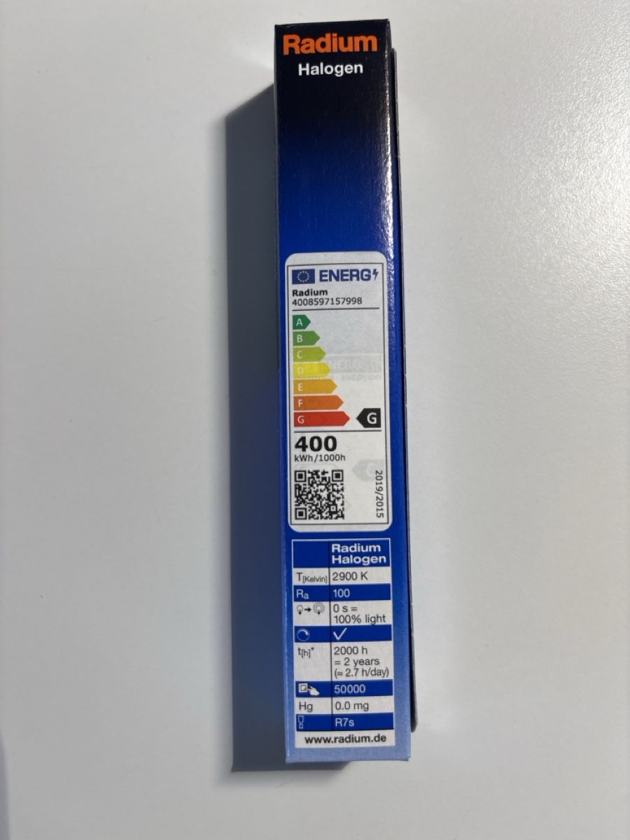 Lampade: Halogenstab 400W R7s – Nuovo e nell'imballaggio originale da Kirchleerau venduto da koerbel 2