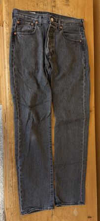 Schwarze Levis Jeans wenig getragen