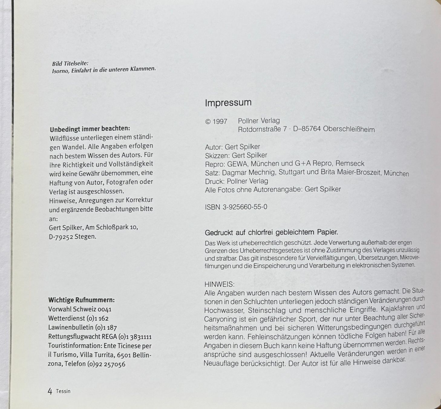 Libri: Gert Spilker, Tessin – Nuovo (secondo la descrizione) da Sarnen venduto da Livres 2