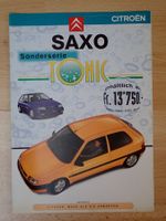 Citroen Saxo Tonic 13'750.-- - Schweizer Prospekt - P1661
