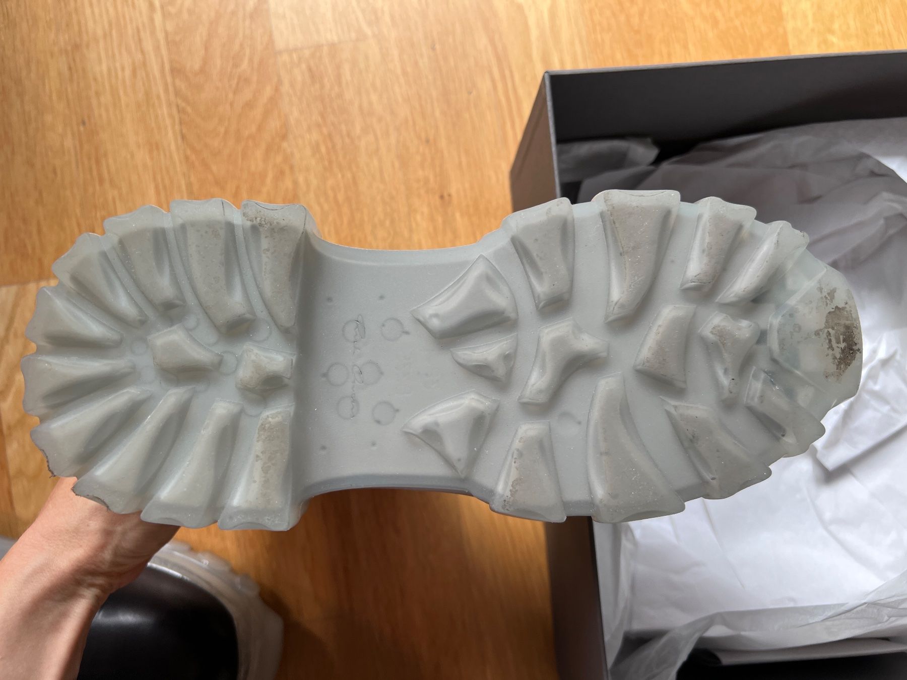 Rick Owens Scarpe da uomo: Rick Owens Bozo Beetle Tractor Boots – Usato da Zürich venduto da inf_86my 4