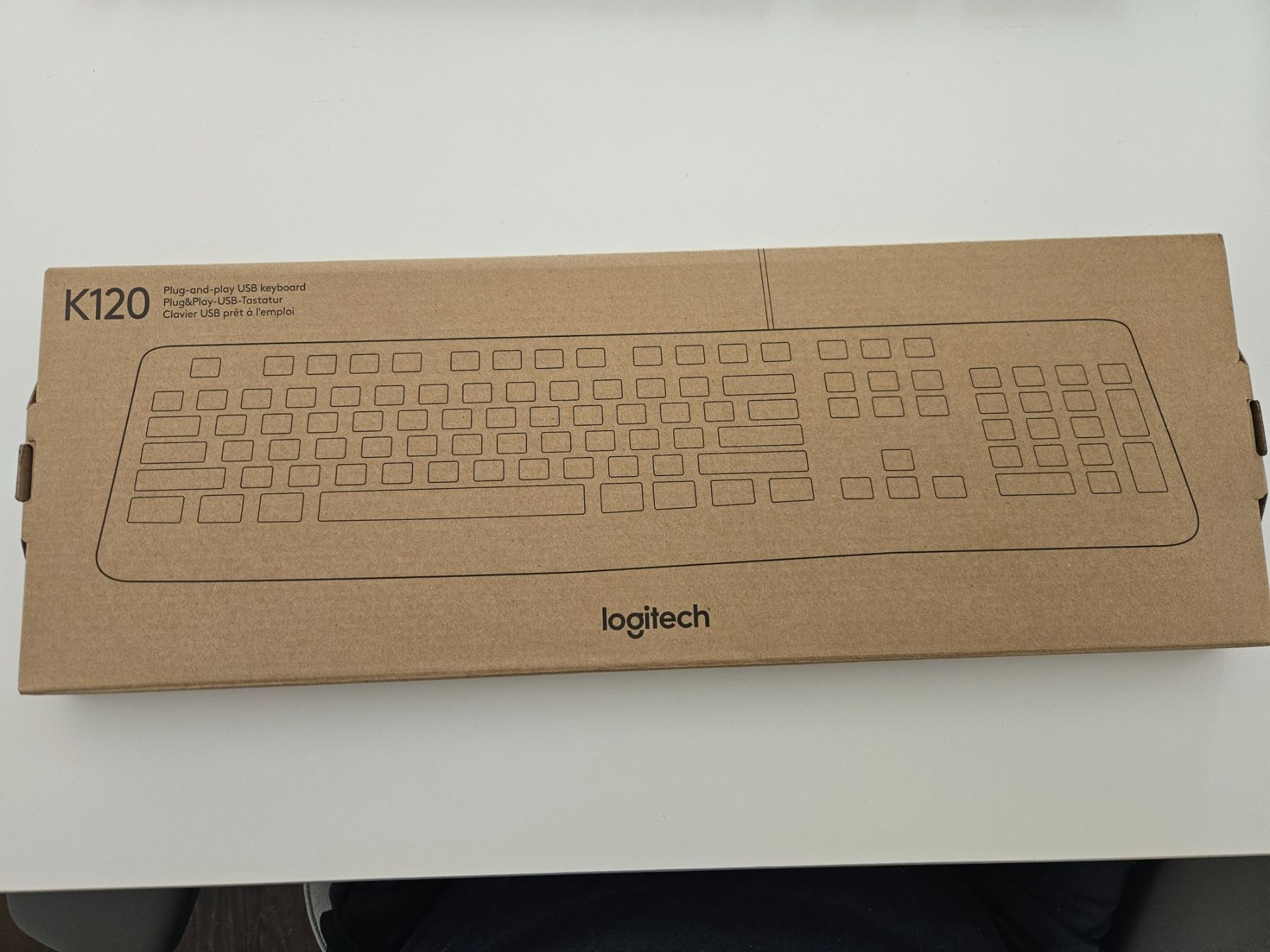 Logitech Tastiere: Logitech K120 USB-Tastatur – Nuovo e nell'imballaggio originale da Opfikon venduto da Doronadan