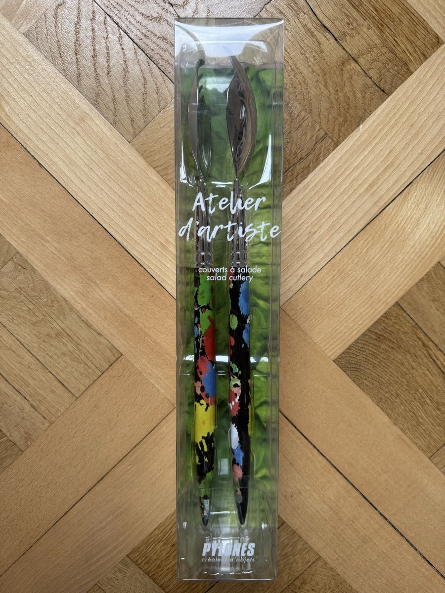 Set di posate: Designer Salatbesteck (orginalverpackt) – Nuovo e nell'imballaggio originale da Zürich venduto da La_tiendita 1