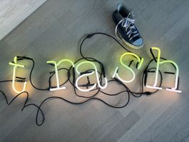 Neonbuchstaben Neon Letters Seletti trash t r a s h Trafo