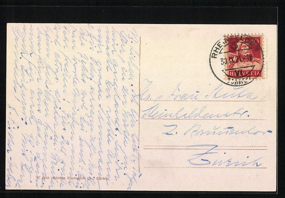 Cartoline postali: Rheinfelden, Partie beim Hotel des Salin – Usato da Berlin venduto da bartko-reher 1