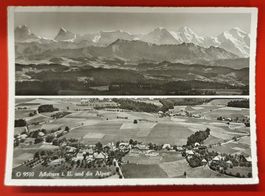 Affoltern i. E. und die Alpen 1955