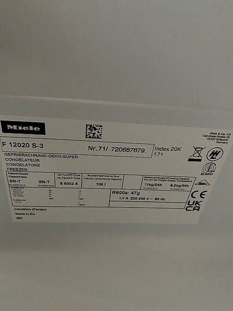 Miele Congelatori: Standtiefkühler – Nuovo (secondo la descrizione) da Maisprach venduto da Amira200 3