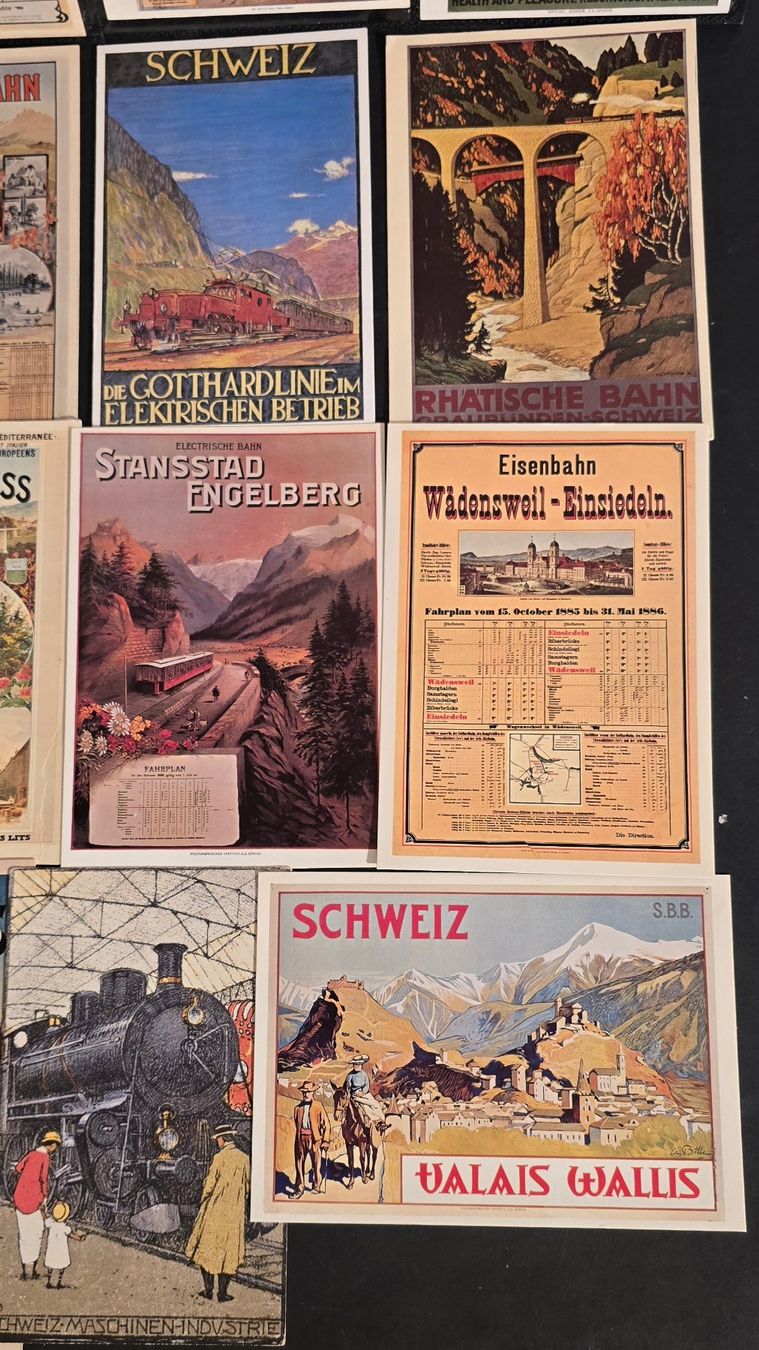 Cartoline postali: SBB - 20 Stück - POSTKARTEN - "Schweiz" - (Nostalgie) – Usato da Biel/Bienne venduto da Fischhene 4