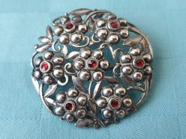 alte Brosche Silber