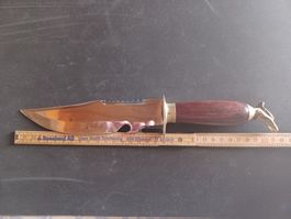 Vintage Jagdmesser M.V. Series – Messing Adlerkopf & Scheide