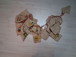 ADFENTSKALENDER SÄCKCHEN ZUM SELBER FÜLLEN