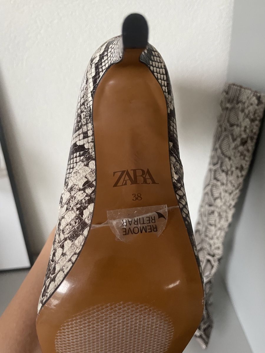 Zara Damenschuhe: NEW ZARA snakeskin boots – Neu und originalverpackt aus Vuadens von Nina11 4