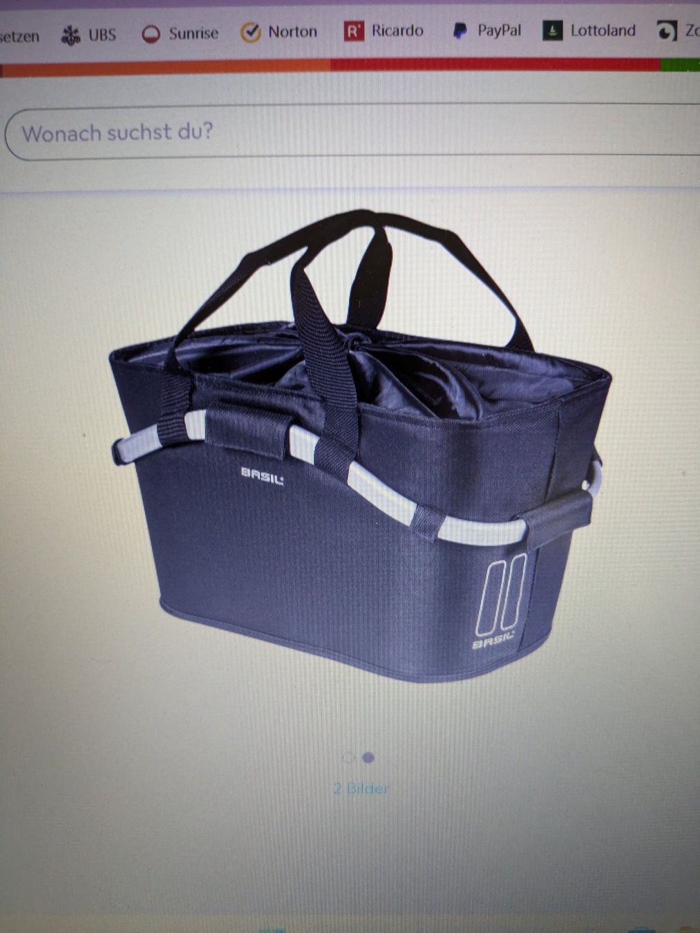 Taschen: Basil Carry Velokorb Tasche – Gebraucht aus waldenburg von vr161069