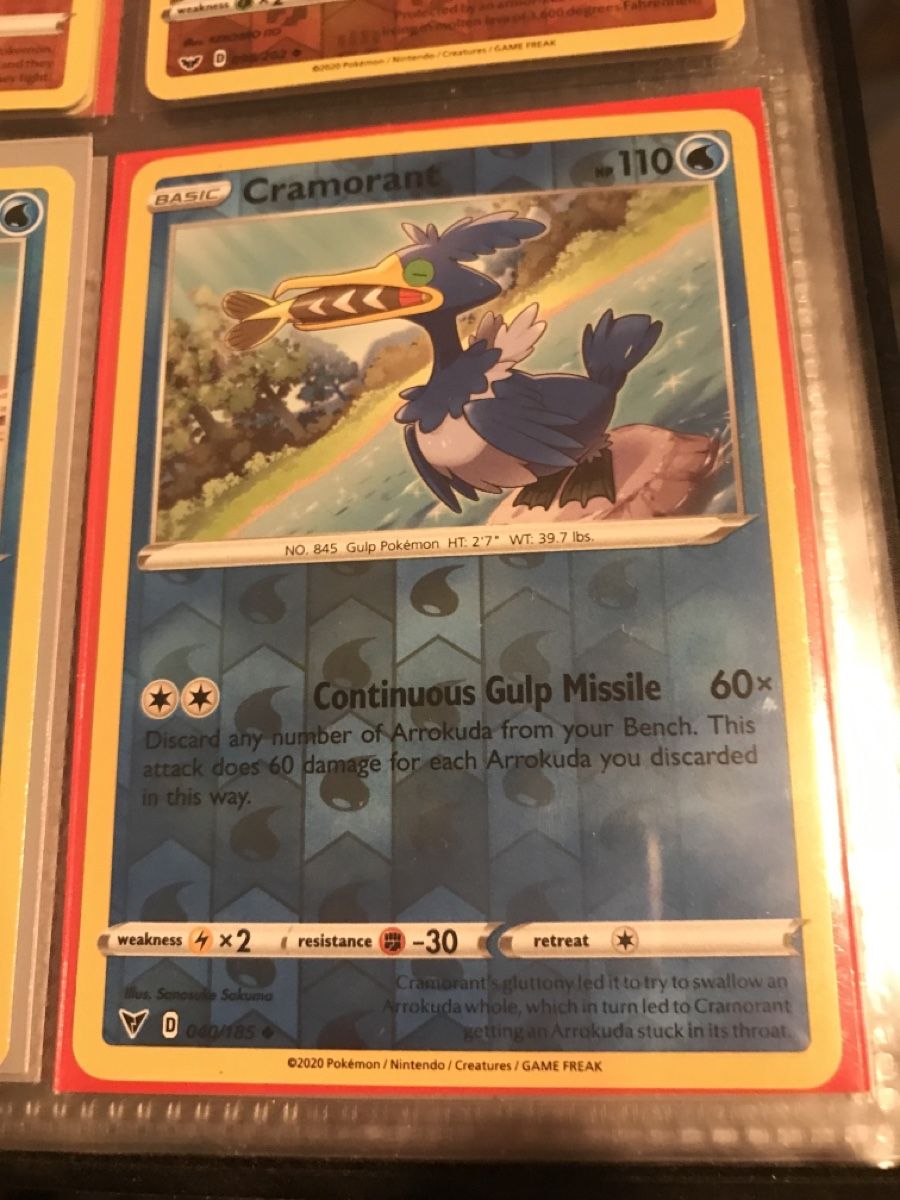 Karten: Pokémon Karte Cramorant 110/202 – Neu (gemäss Beschreibung) aus Biel/Bienne von pab_ty7p