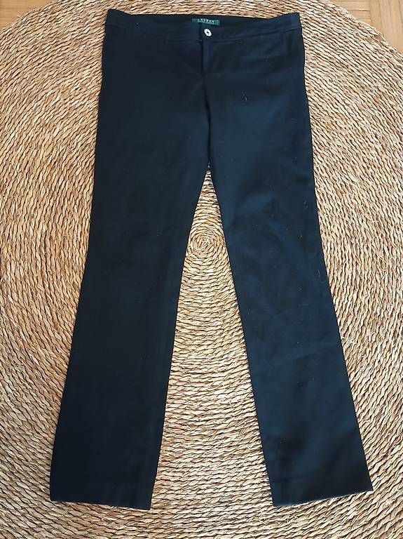 Ralph Lauren Pantaloni: Schwarze Lauren Ralph Lauren Hose – Usato da Zürich venduto da Melianea