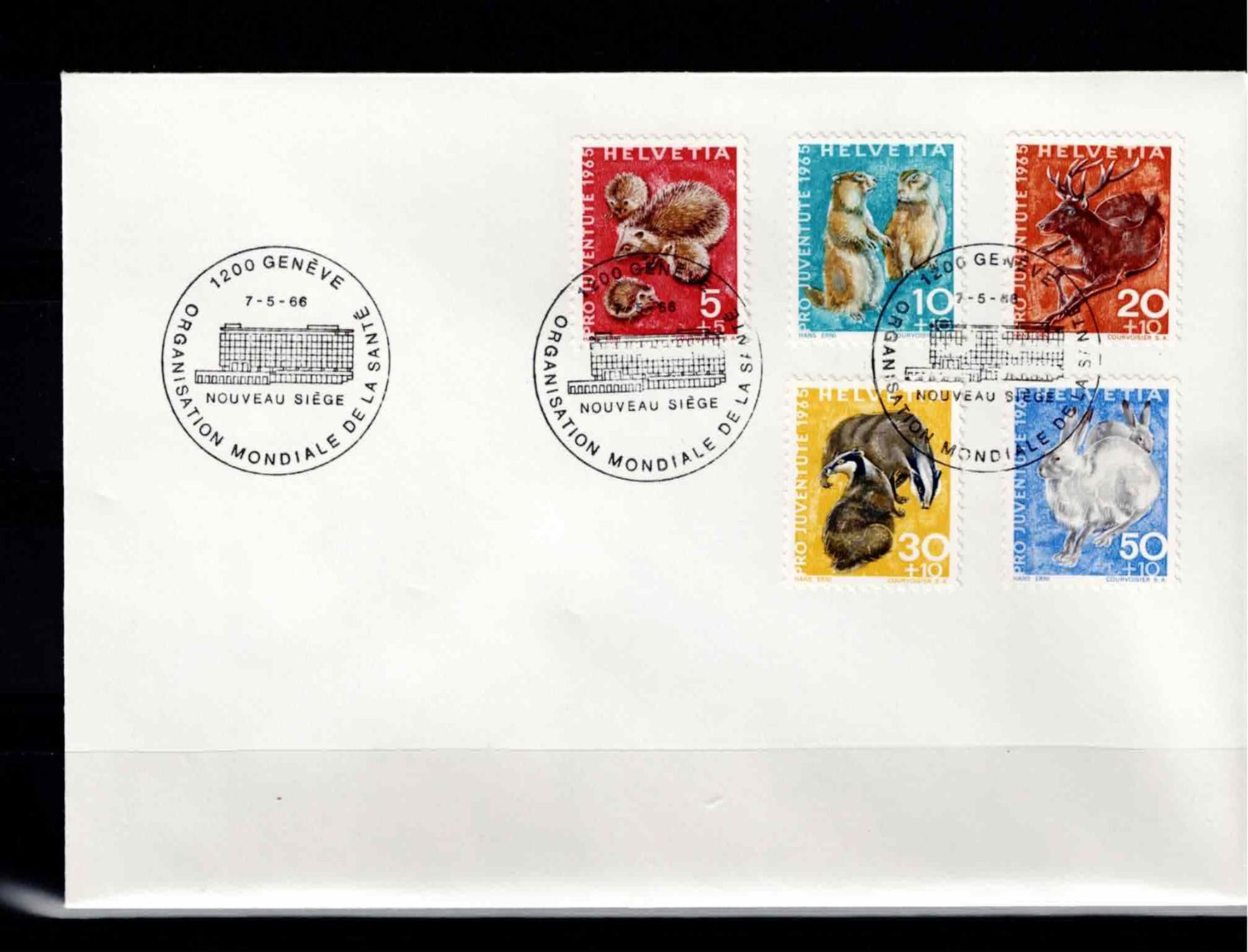 Tutti i francobolli: CH FDC Pro Juventute Satz 1966 – Usato da Koblenz venduto da Markenhimmel