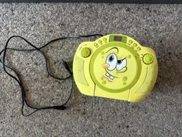 Spongebob CD-Player für Kinder, gelb