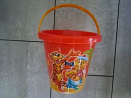 Sand Wasser Eimer rot Poppy and Friends NEU