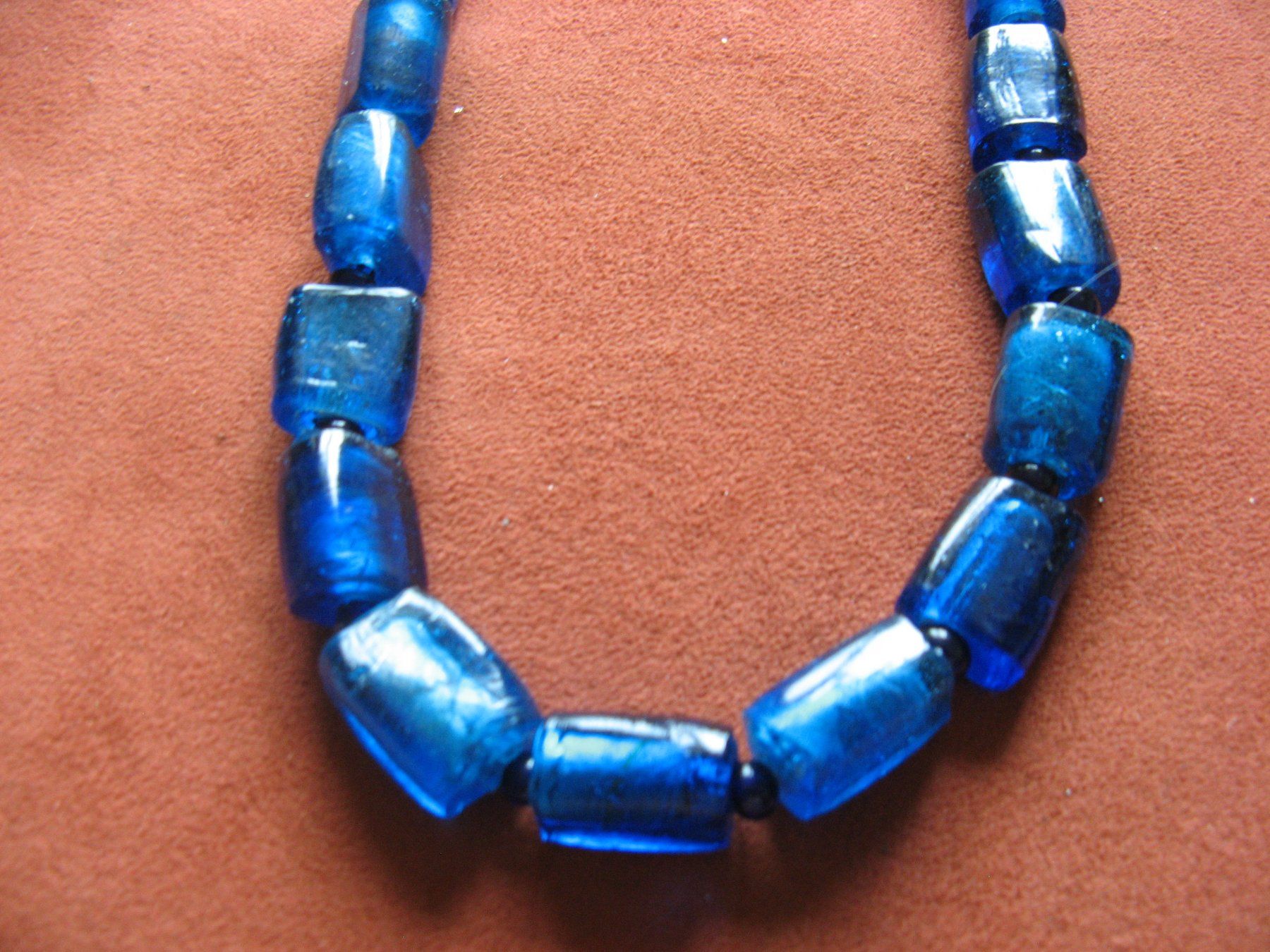 Catenine: Halskette, Glasperlenkette blau – Usato da Zürich venduto da apil 2