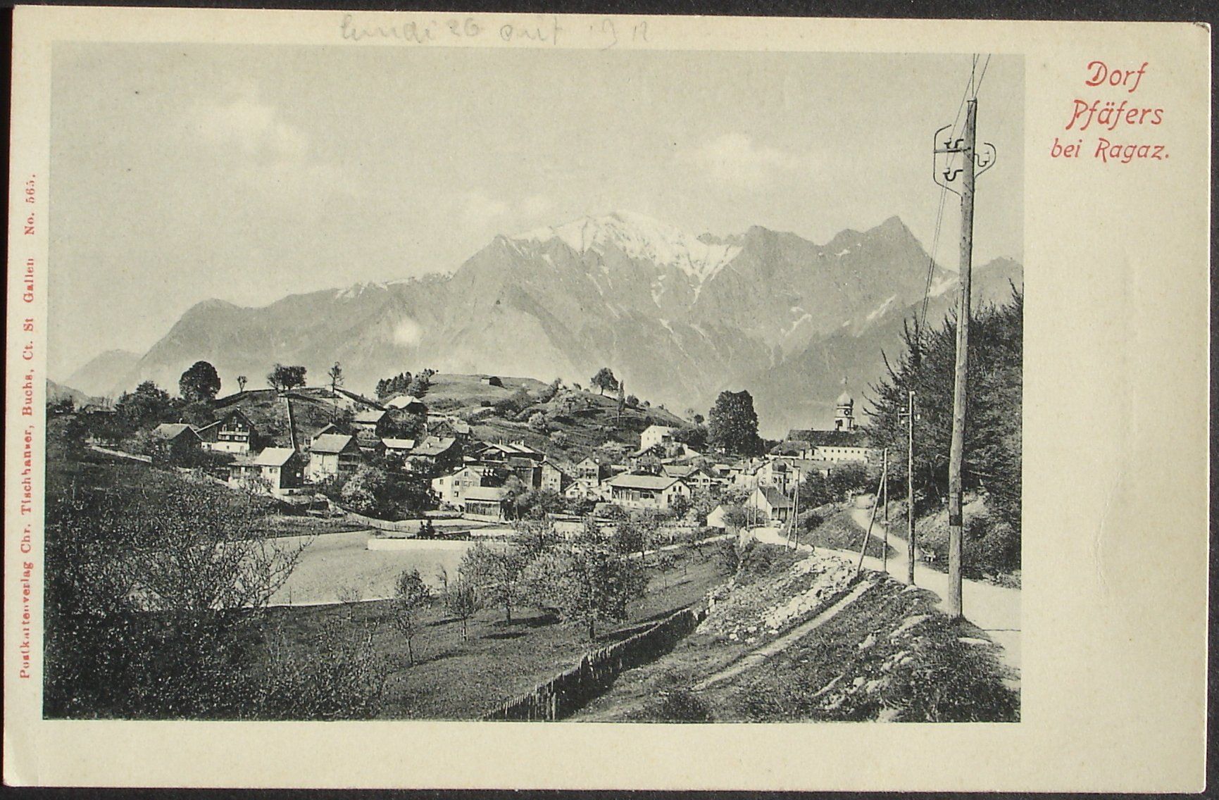 Ansichtskarten: DORF PFÄFERS bei Ragaz – Neu (gemäss Beschreibung) aus Jona von philajona