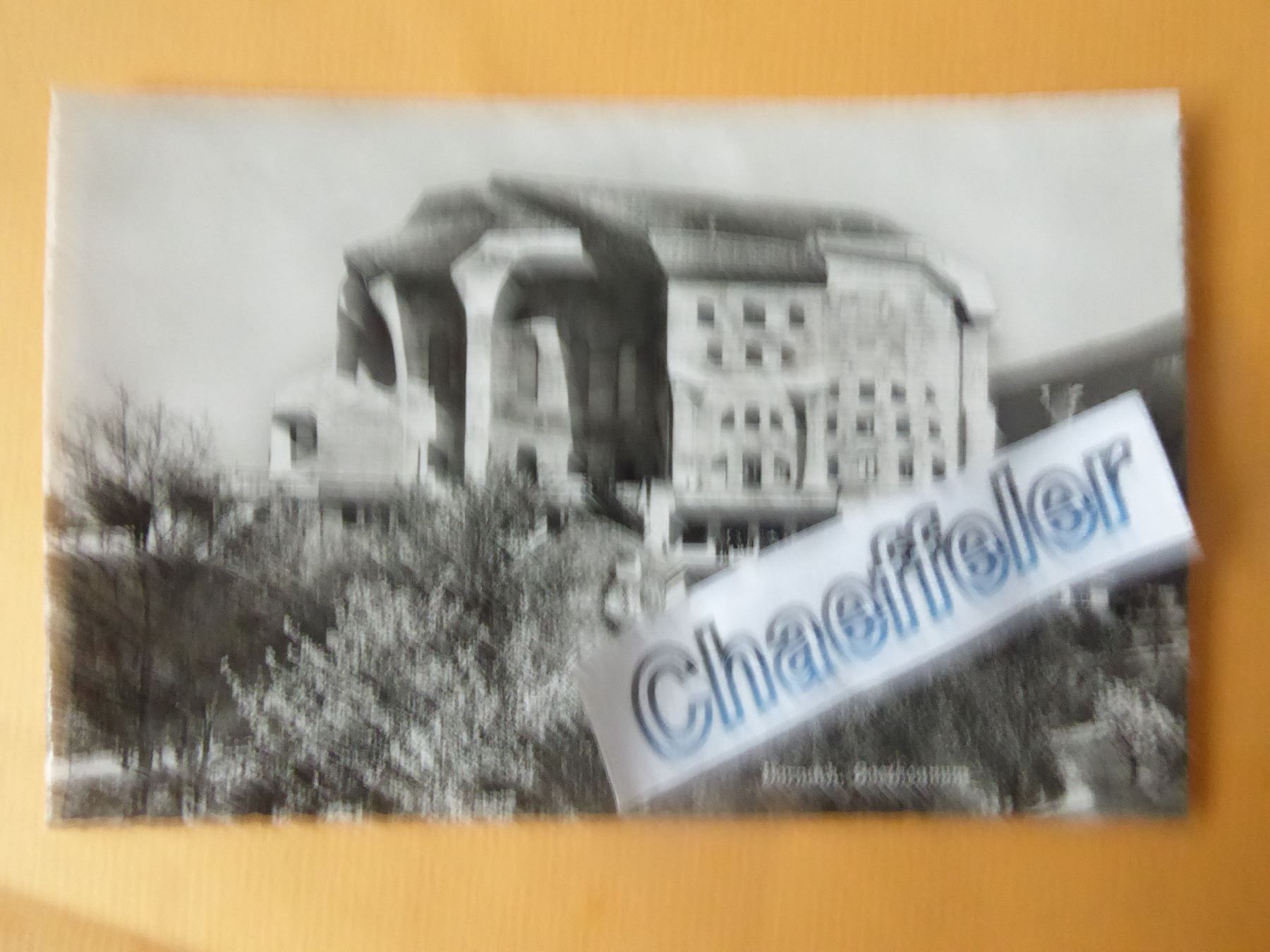 Cartoline postali: Dornach,  Goetheanum – Nuovo (secondo la descrizione) da Zürich venduto da Chaeffeler