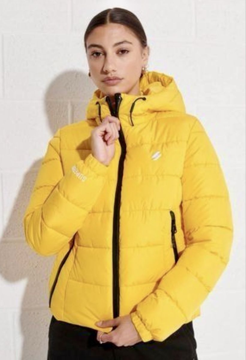 Superdry Giacche: Gelbe Superdry Daunenjacke Gr. L – Nuovo (secondo la descrizione) da Winterthur venduto da BB1974 1