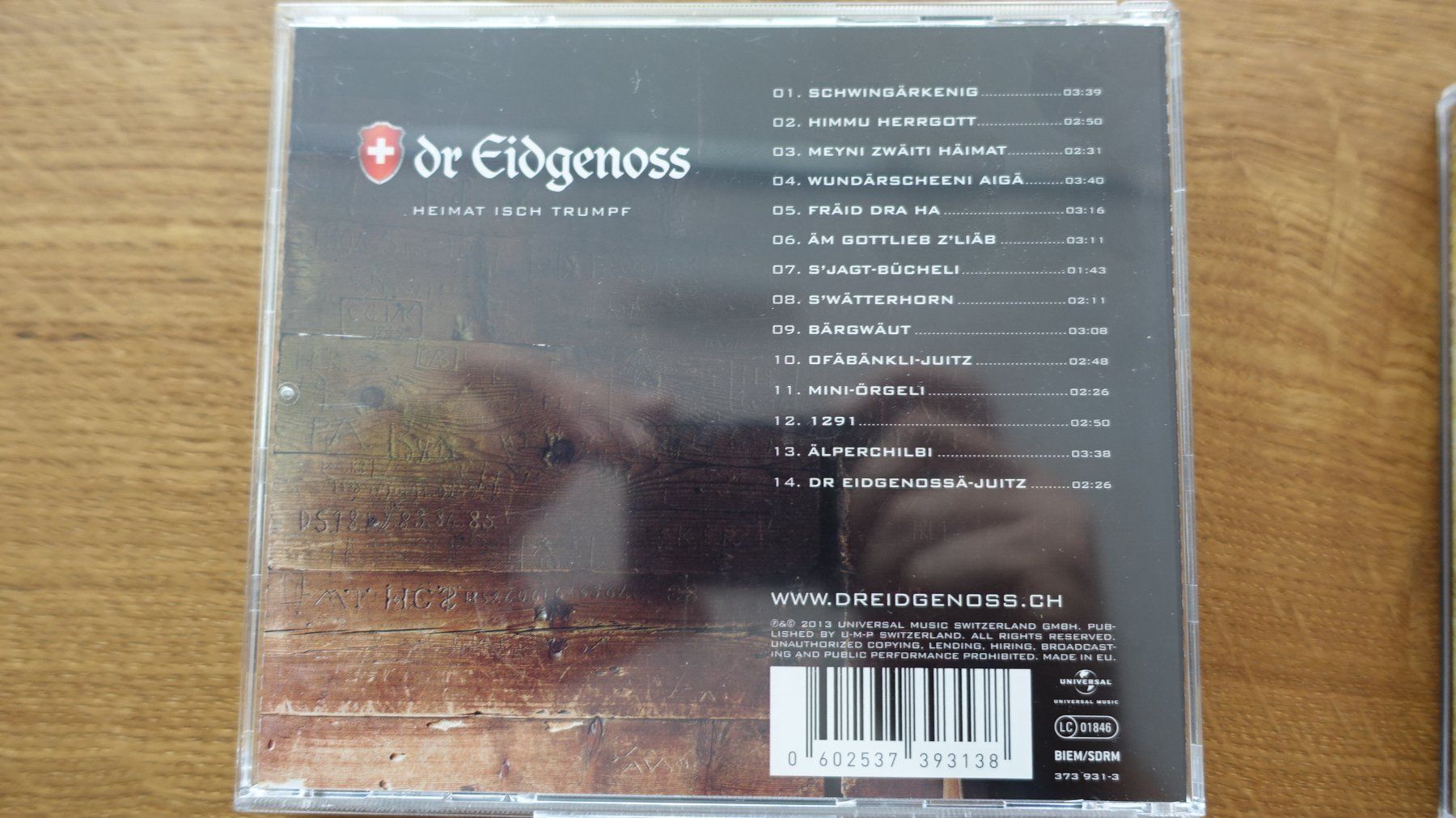 CD: CD - dr Eidgenoss - Heimat isch Trumpf – Usato da Schwyz venduto da Burnsdesign 1