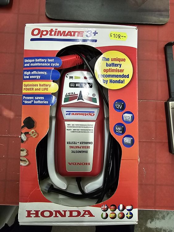 OptiMate 3 Acculader Motor | Barbier Motorsport