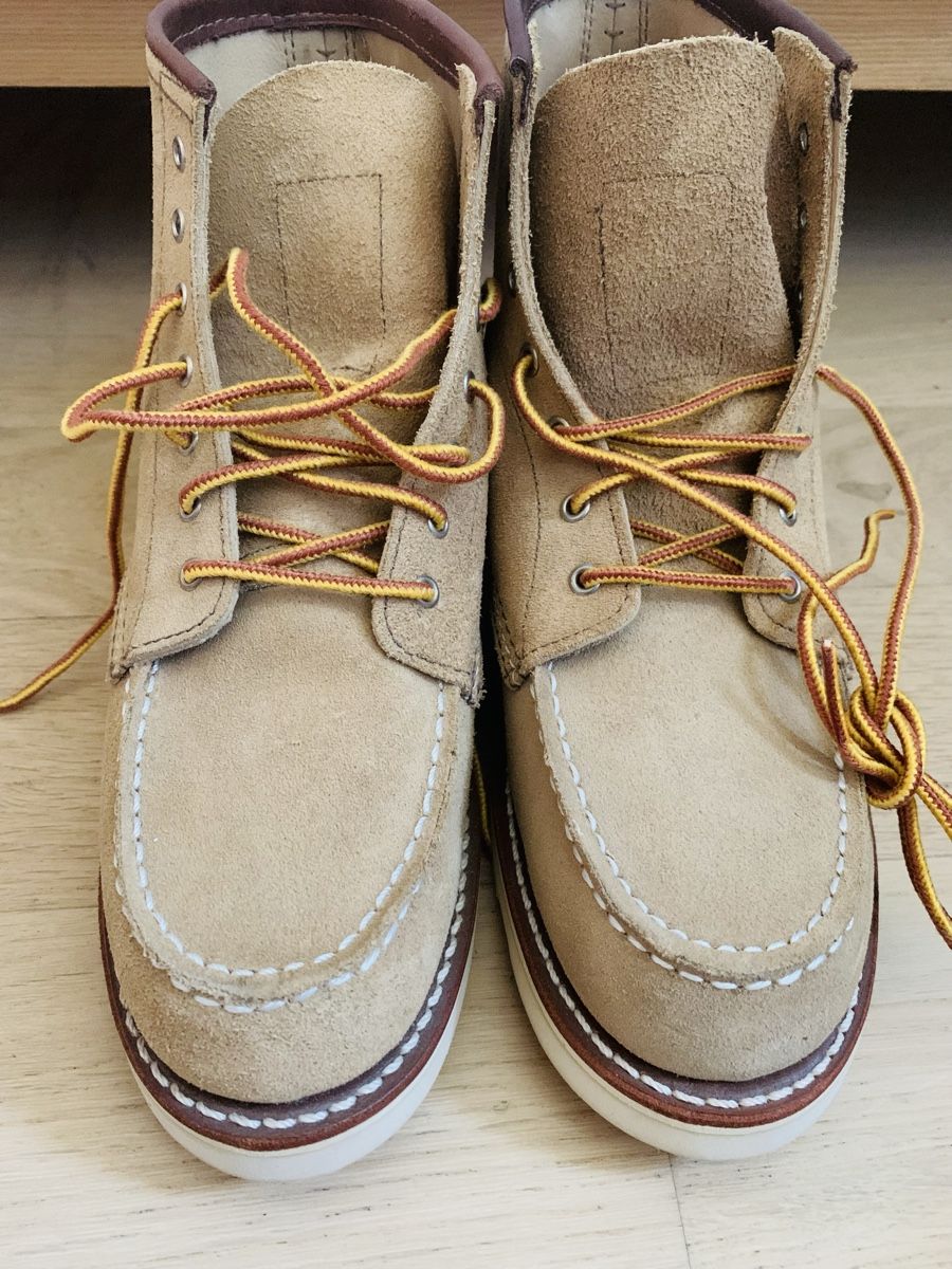 Red Wing Chaussures femmes: Brown Suede Moc Toe Boots – Neuf (Voir description) à Kilchberg ZH par RebeccaPhilipp