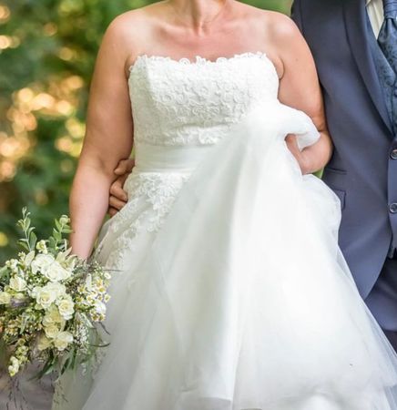Brautkleid/Hochzeitskleid A-Linie Gr. 42