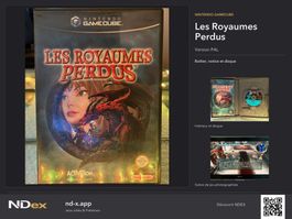 Les Royaumes Perdus Nintendo GameCube