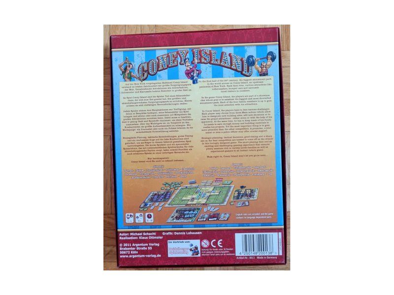 Spiele: Brettspiel "Coney Island" – Gebraucht aus Zürich von Desmond01 1