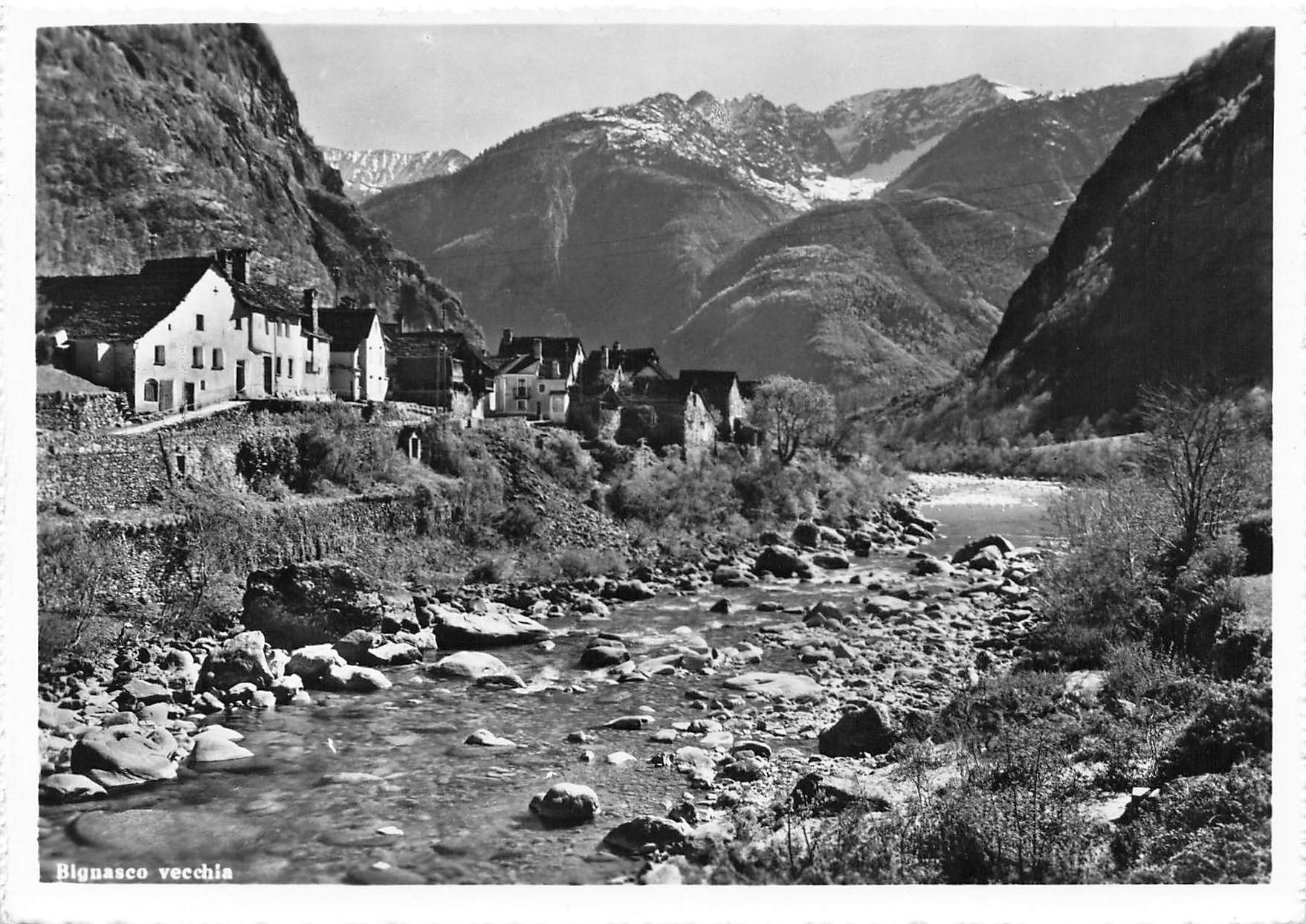 Ansichtskarten: Bignasco vecchia Maggia G – Gebraucht aus Biasca von Blenio71