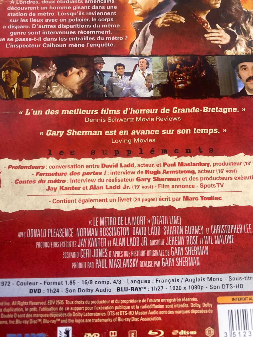 Tutti i DVDs: Le Métro de la Mort DVD Blu-ray édition limitée – Nuovo (secondo la descrizione) da Le Brassus venduto da cinema13 2