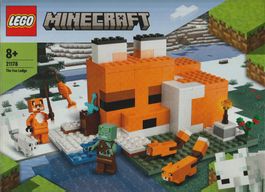 LEGO MINECRAFT 21178 THE FOX LODGE new