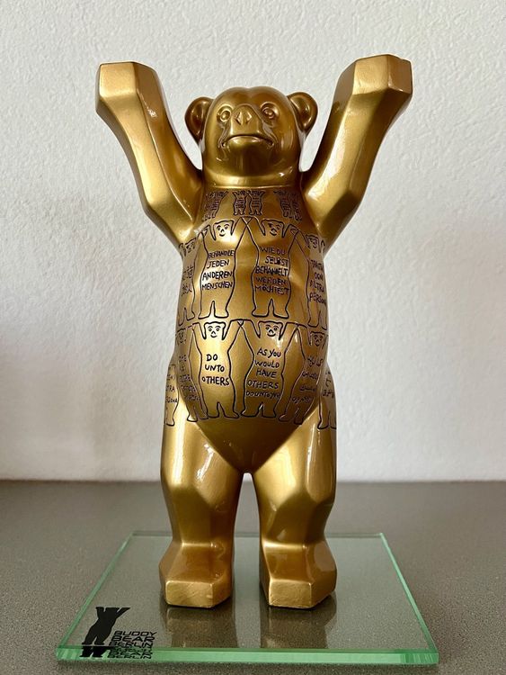 Buddy Baer, Berliner Bär "The golden Rule", 22cm hoch Kaufen auf Ricardo