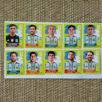 Panini Sticker, WM 2026, Argentinien 10Stk, neu