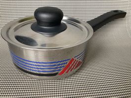 Kasserolle mit Stiel D=14cm mit Deckel MIVIT
