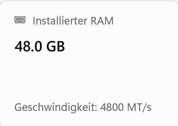 Memoria / RAM: 48GB DDR5 phs Memory – Usato da Schwerzenbach venduto da Rcbb84 3