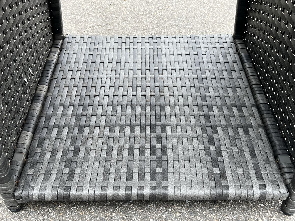 Tavoli: Casaria Gartentisch, Polyrattan, Grau, – Usato da Horgen venduto da Grizzly83 5