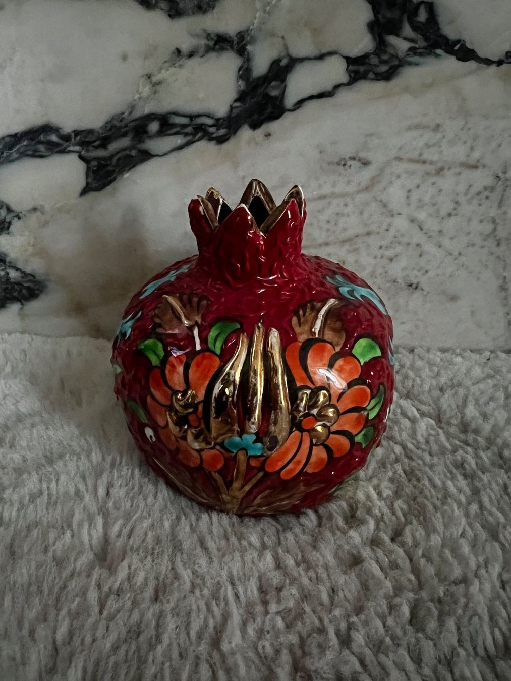 Vasi & Recipienti: Granatapfel Vase mit Blumenmuster – Usato da Zürich venduto da lexi_alex 2