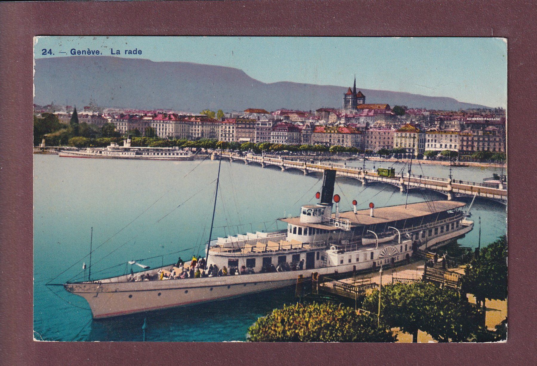 Cartes postales: GENEVE - Bateau CGN LA Suisse - 1925 – D'occasion à Pully par nicecards
