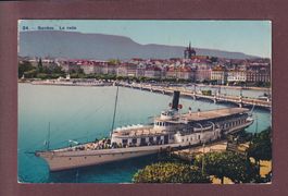 GENEVE - Bateau CGN LA Suisse - 1925