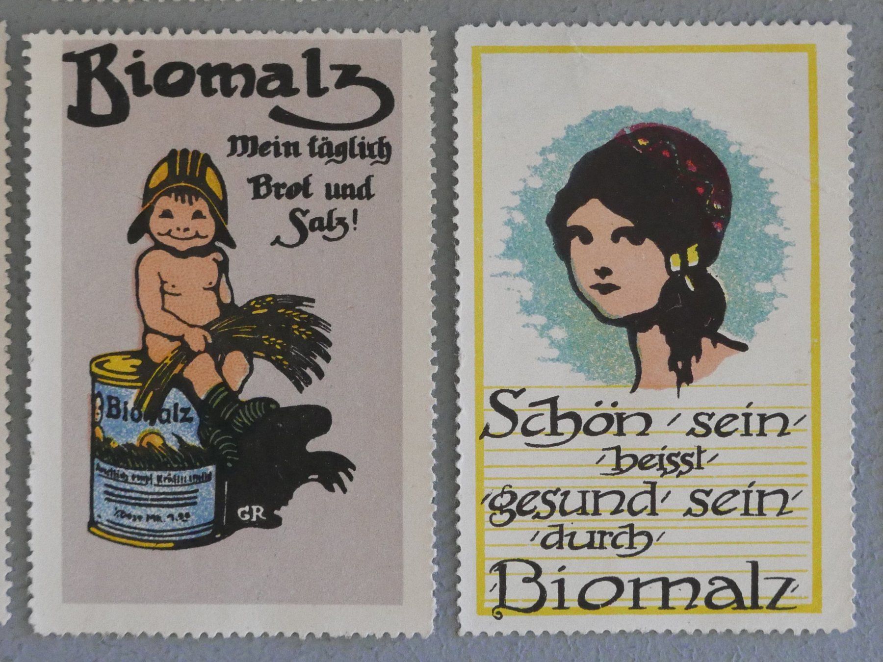 Tous les timbres: ALTE REKLAMEMARKEN BIOMALZ – D'occasion à Balgach par Zwischenraum 7