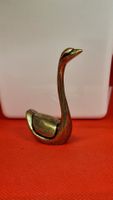 Vintage Messing Schwan Figur - Elegantes Design!