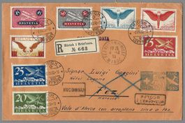 2.12.1930, 3. SCHW. AFRIKAFLUG ZH-FEZ+ KAT. 1000.-+