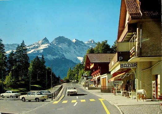 Cartoline postali: BRÜNIGPASS Tea-Room Silvana - Auto – Usato da Jona venduto da philajona