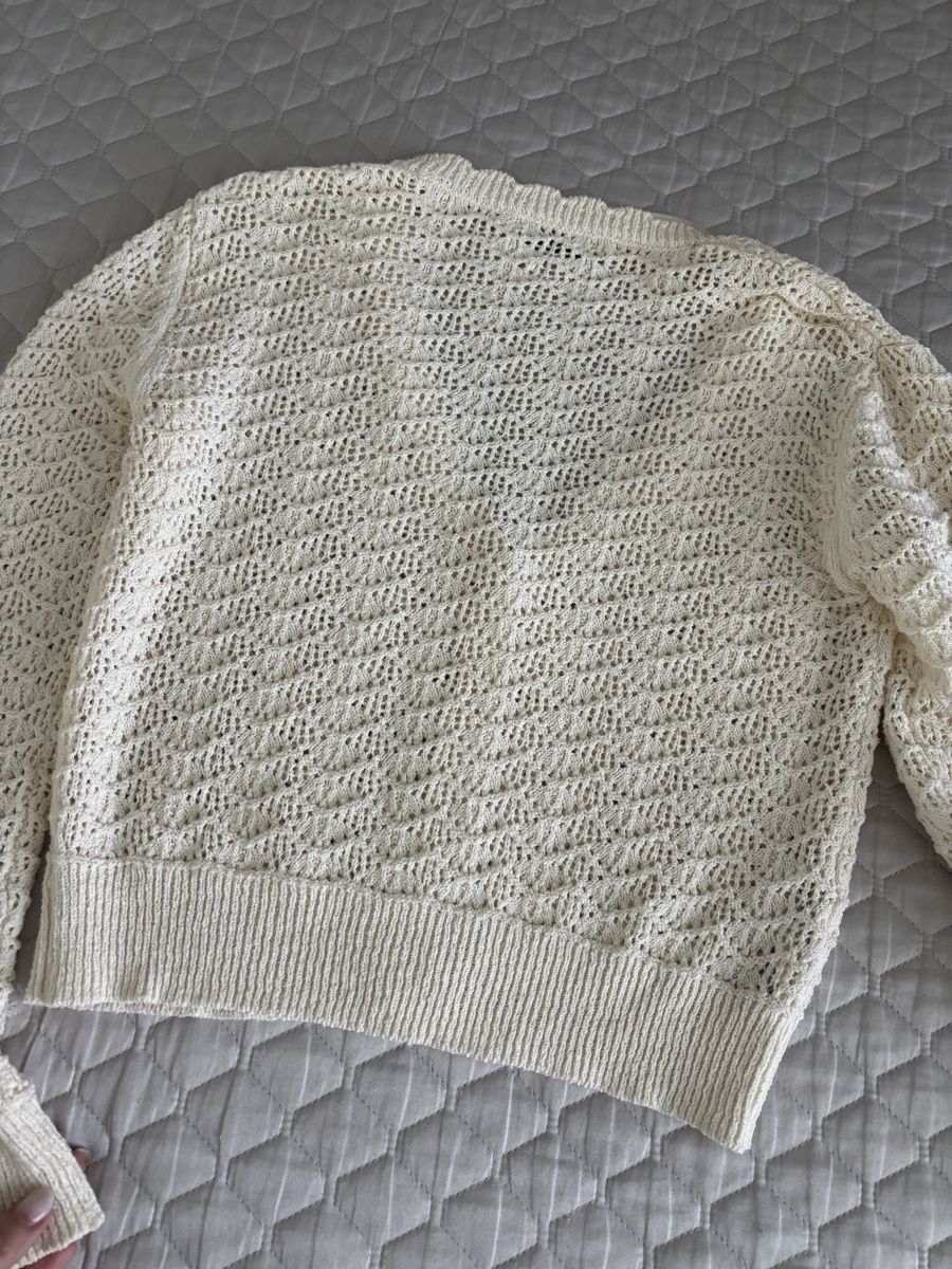 Mango Giacche: Mango Strickjacke in Creme Grösse S – Usato da Augst BL venduto da fine-art 5