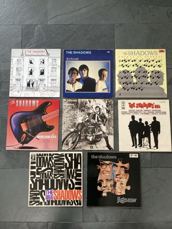 8 Schallplatten THE SHADOWS Raritäten Konvolut LP Vinyl (Gebraucht) in ...